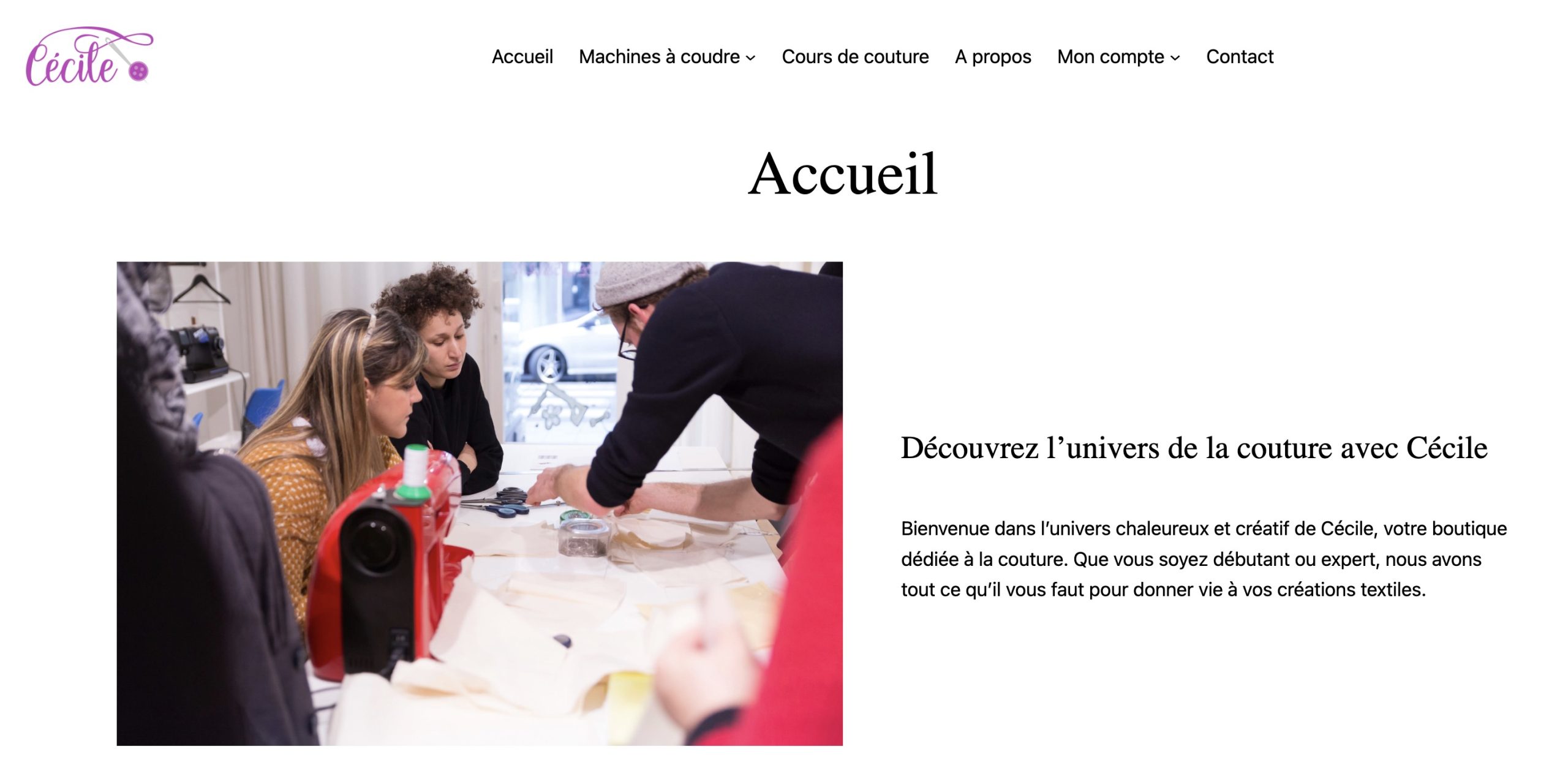 Cécile — Mercerie & Tissus