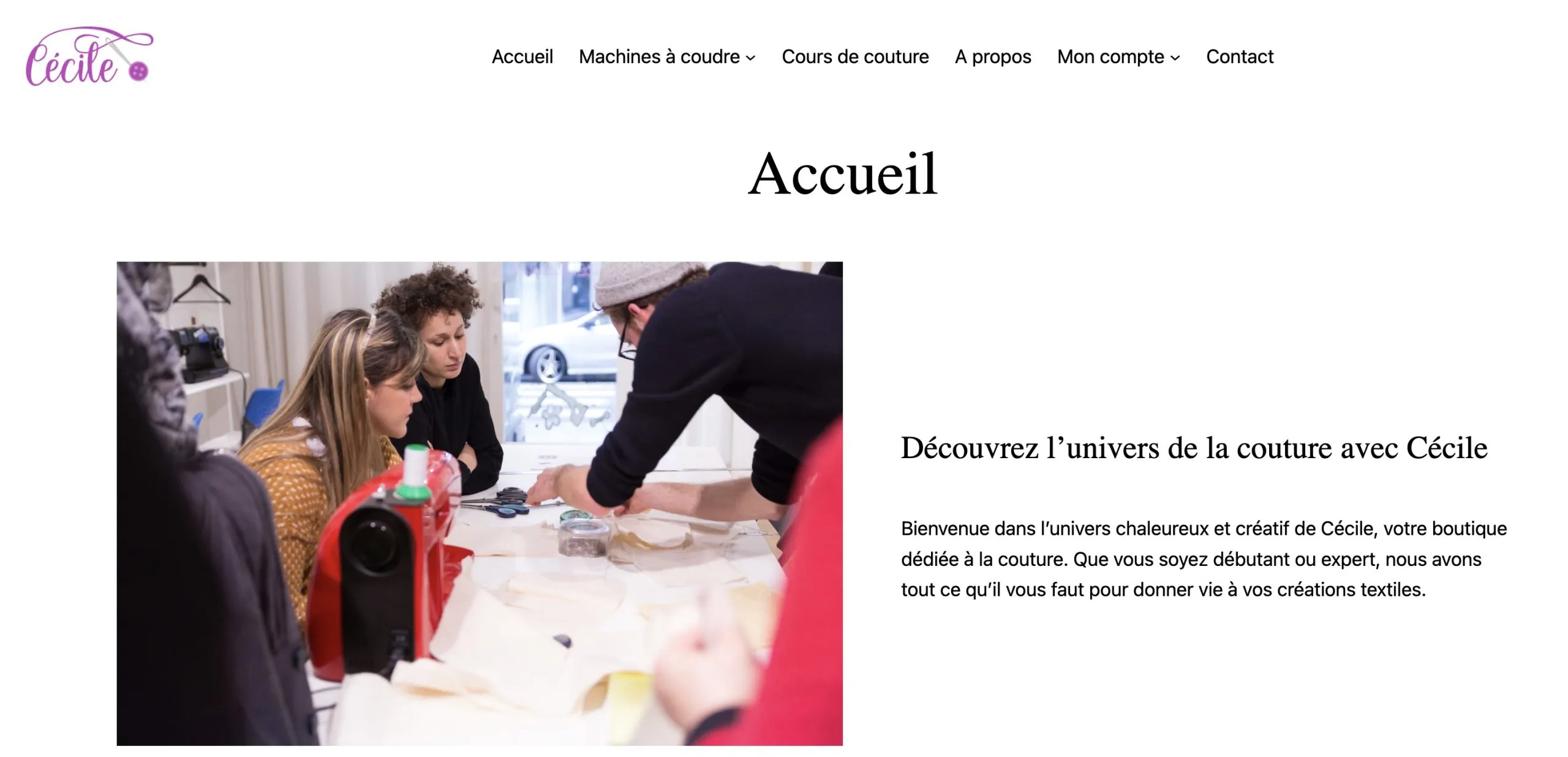 Cécile — Mercerie & Tissus