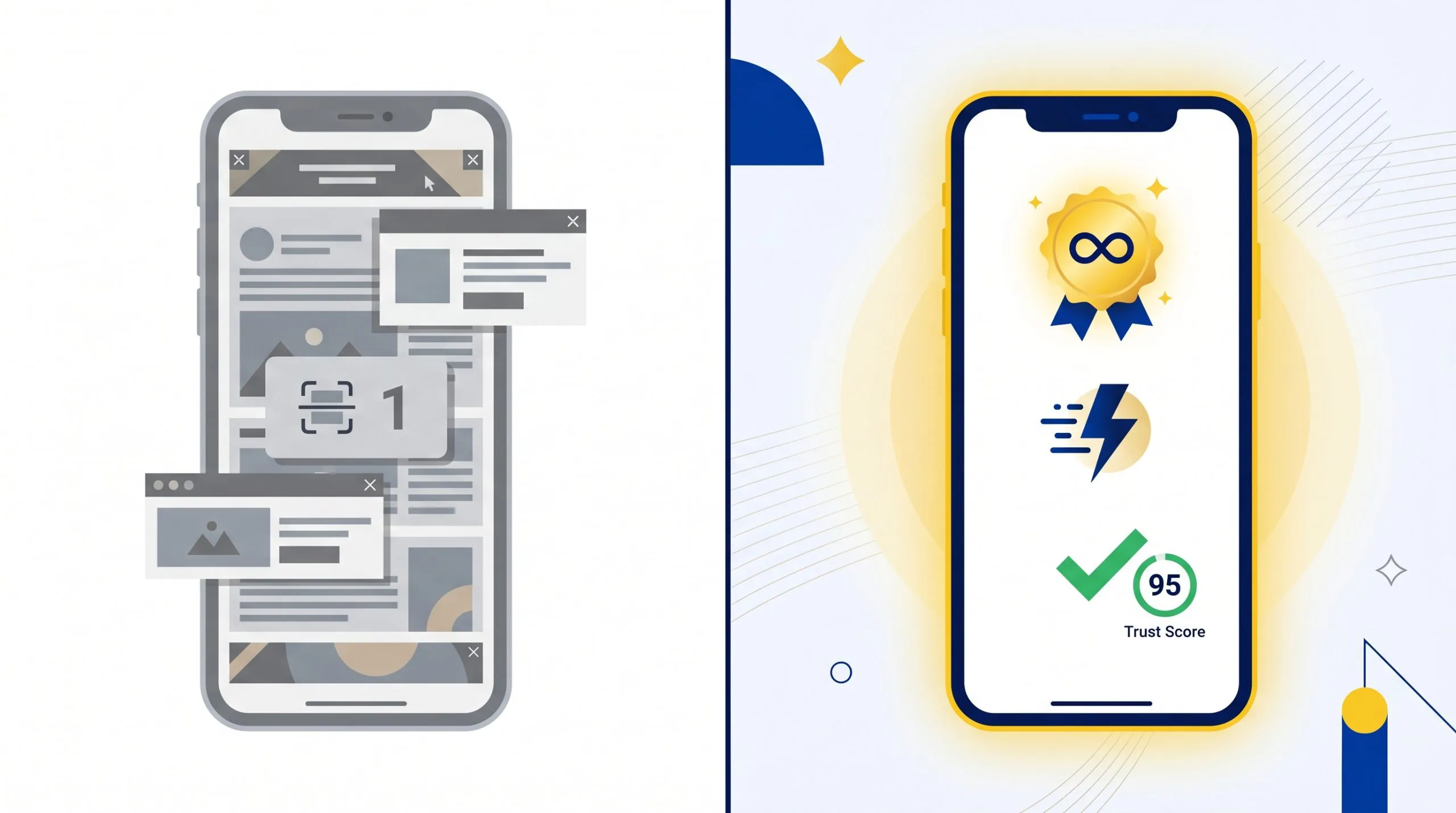 Free version with ads vs clean Premium experience